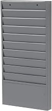 Global Industrial Steel Medical Chart Hanging Wall File Holder, 10 Pockets