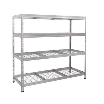 Wire Heavy Duty 71 in. H X 60 in. W X 20 in. D Metal Shelving Unit by AR Shelving – 71 In. H X 47.4 In. W X 24 In. D, Alloy Steel, Grey, Model 8586002702415