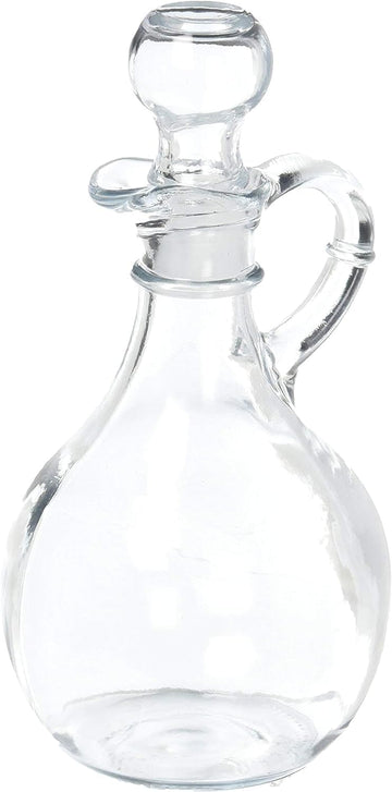 980R Presence Cruet With Stopper by Anchor Hocking – 10 Ounces, 10.0 fluid_ounces, Glass, Clear, Model 13300980