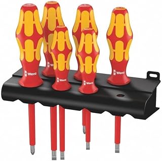 Wera Kraftform Plus 160i/6 Insulated Professional Screwdriver Set, 6-Piece