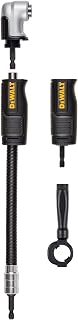 DEWALT Right Angle Drill Attachment, 12 in 90 Degree Drill Adapter, Compact 4-in-1 Modular FLEXTORQ Impact Ready Straight Flexible Shaft (DWAMRASETFT) (Pack of 5)