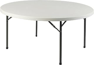 Lorell Banquet Table, 71 by 71 by 29-1/4-Inch, Platinum
