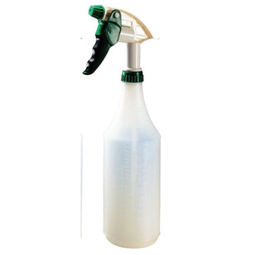 32 oz White Plastic Spray Bottle With Big Blast Pump by HUBERT – 32 Ounces, Plastic, White