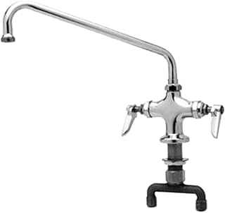 T&S Brass B-0201-M Double Pantry Faucets with 12" Swing Nozzle