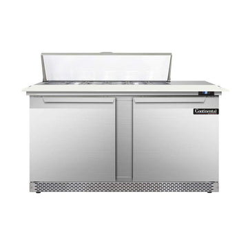 Designer Line Sandwich Unit by Continental Refrigerator – Metallic, Model DL60-12C-FB