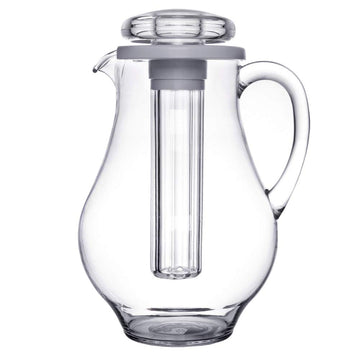 3 qt Plastic Center Ice Core Pitcher by Tablecraft – 96 Ounces, 3.0 quarts, Polycarbonate (PC), Multicolor