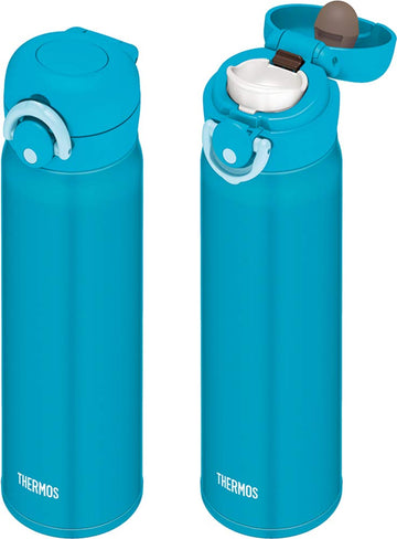 Vacuum Insulated Mobile Mug by THERMOS – 16.9 Ounces, 0.5 liters, マットブルー, Model JNR-501LTD MTBL