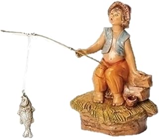 Fontanini Jada Little Fishing Boy Italian Nativity Village Figurine
