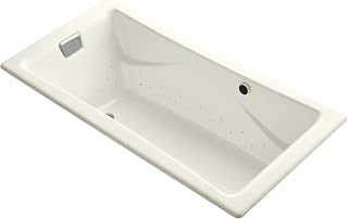 Kohler Tea-for-two 72-in Heated Bubblemassage Air Bath