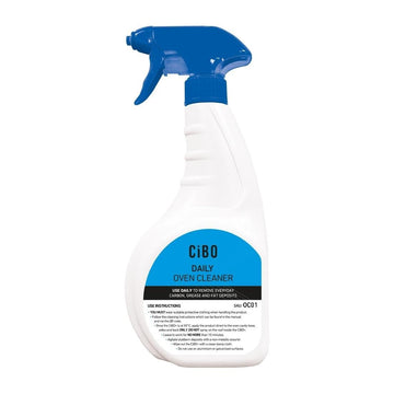 + Daily Oven Cleaner - 750ml (Pack 6) by Cibo – 25.36 Fl Oz (Pack of 6), White, Model HZ930