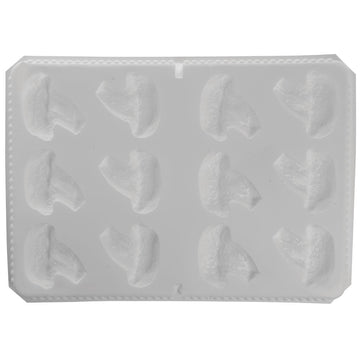 Puree Mold for Broccoli - 17"L x 11"W - White - Plastic - Spear Shape - 4 oz Capacity by CULINARY PUREE INC – 4.0 ounces, Plastic, White, Model BROCCOLI SPEARS