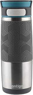 Contigo Transit Autoseal Travel Mug, Stainless Steel Thermal Vacuum Flask, Leakproof Tumbler With BPA-Free Easy-Clean Lid, 470 ml