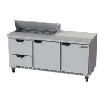 Beverage-Air Elite Series 72" Counter with 10 Pan Openings by Elite Series 1S – Stainless-Steel, Model SPED72-10-2