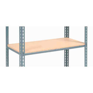 Additional Shelf Level Boltless Wood Deck 36"W x 18"L by Global Industrial – 36"W x 18"L, Wood, Grey, Model 717157