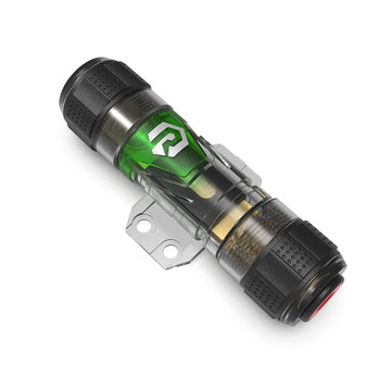 BY METRA ELECTRONICS PRO SERIES ANL FUSE HOLDER by RAPTOR – Black and Clear, Model RANL