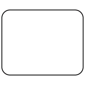 White Labels Rectangular - 1 1/4"L x 1"H 1000 Per Roll by HUBERT – Paper, White, Pack of 1000, Model 17785