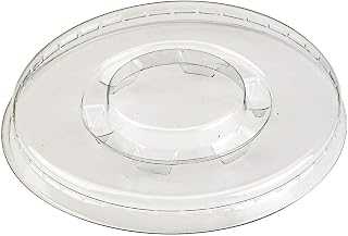 PacknWood 210GKL80 - Clear Plastic Lids - Clear Recyclable Lid for Soup Cups - Transparent Recycled Plastic Lids - Clear Compostable Lids - Cups (Sold separately) - (Diameter 3.1") (Case of 1000)