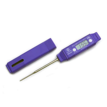 KM400AP Allergen Digital Pocket Thermometer by Comark – Purple, Model 9002585