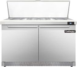 SW48-18M-FB Mighty Top Sandwich Unit, 48" W, With 18 Pan Top Openings & Front Breathing
