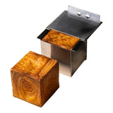 Stainless Steel Cube Baking Mold 60x60x60mm with Stainless Steel Lid by Pavoni – 60x60x60mm, 0.01 ounces, Stainless Steel, Silver, Model CV1