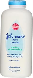 Johnson & Johnson JOHNSON'S Aloe & Vitamin E Baby Powder 15 oz (Pack of 3)