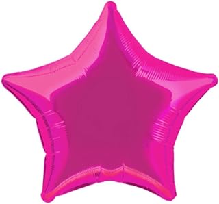 Unique Party 20'' Foil Hot Pink Star Balloon - 1 Piece - Star Balloon - Bachelorette Party - Women - Unisex-Adults