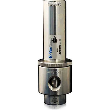 15 SCFM Adjustable E-Vac by EXAIR – 9"L x 4"W x 3"H, Aluminum, Model 840015