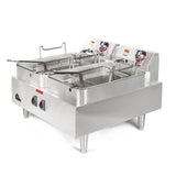 Mfg. Star-Max 30 lb Electric Fryer w/ (2)-15 lb Baskets – Stainless Steel, Silver, Model 530TF