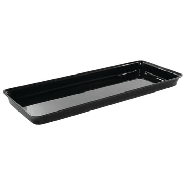 Delfin 11 Qt. Black Rectangular Market Bowl by DELFIN DESIGN & MFG – 11.0 quarts, Plastic, Black, Model BRC-3012-10