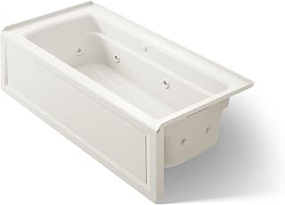 Kohler K-1949-XGHRA-96 Archer Bathtub, Biscuit