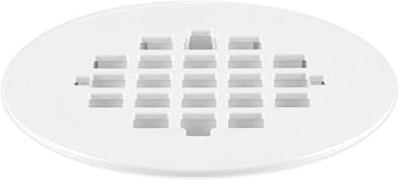 Oatey 4-1/4 in. Carded White Plastic Snap-Tite Strainer