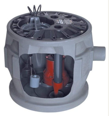 1/2 hp Pre-Assembled Simplex Sewage System with NightEye Technology by Liberty Pumps – 1, Color, Model P382LE51/A2-EYE