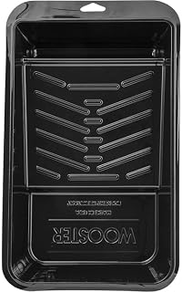24-Pack of 6-1/2” Wooster BR403 Jumbo-Koter Black Jumbo-Koter Tray