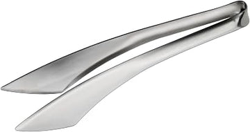 Winco 8 1/2" Heavy-Weight Stainless Steel Serving Tongs