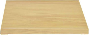 HUBERT Cerve Collection Butcher Block Melamine Replacement Top for Rectangular Riser - 10 1/2"L x 6 2/5"W