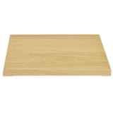 Cerve Collection Butcher Block Melamine Replacement Top for Rectangular Riser - 10 1/2"L x 6 2/5"W by HUBERT – Melamine, Brown, Model 18765