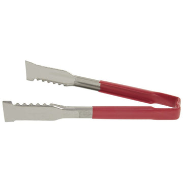 Kool-Touch 9-1/2 Red Handled VersaGrip Tong" by Vollrath – Stainless Steel, Red, Model 4790940