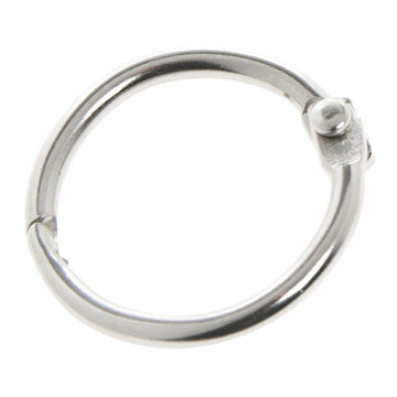 Metal Open/Close Ring - 3/4" Dia by FEDERAL SUPPLY – 3/4", Metal, Silver, Model ACC72201