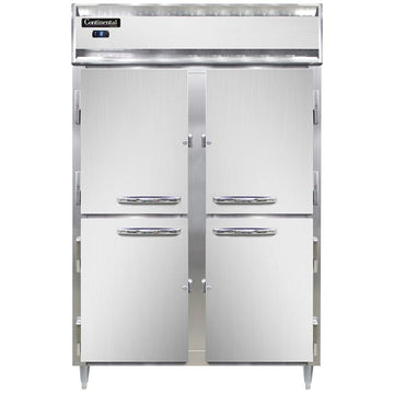 DL2FS-SS-HD Designer Line Two Section Reach In Freezer by Continental Refrigerator – Commercial Grade