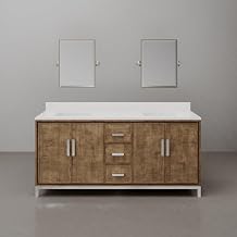 72-Inch Double Sink Vanity with Whitebrook Quartz Top by Westin
