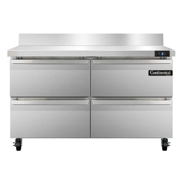 Continental Refrigerator Two Section Work Top Freezer 48"W by Value Line – Model SWF48-BS-D