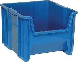 Quantum Giant Hopper Bin, QGH800, 16-1/2"W x 17-1/2"D x 12-1/2"H Blue - Lot of 2
