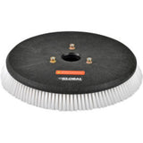 Global Industrial 17" Scrub Brush for 17" Floor Scrubber by Industrial Supplies – 17", Plastic, Black, Model N150044G
