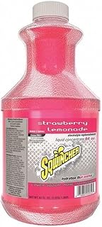 Sqwincher 64oz Strawberry Lemonade Liquid Concentrate 159030319-1 Each