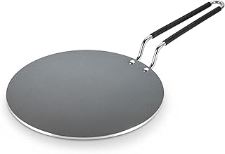 Tramontina Utsava Tri-Ply Clad Stainless Steel 10.5-In Curved Chapati Tawa