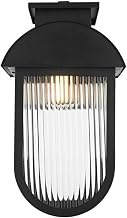 Elegant Lighting Albert 10" Outdoor Wall Sconce in Black