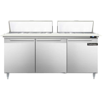 Continental Designer Mighty Top Sandwich Unit 72" by Continental Refrigerator – Model DL72-18C