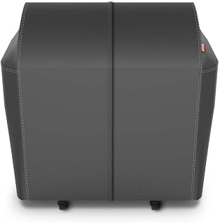 Coleman CTA-1810 Revolution Grill Cover for 3-Burner Dual Fuel Grill, Black, Zip2Fit, Expandable 56-62 inches, 56-62x25x46