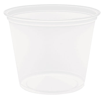 5.5 oz Clear PP Portion Container (Case of 2500) by DART – 2500 Count (Pack of 1), 5.5 ounces, Plastic, Clear, Pack of 2500