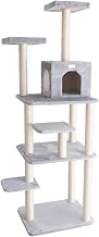 GP78740822 Cat Tree, 74-Inch, Silver Gray
